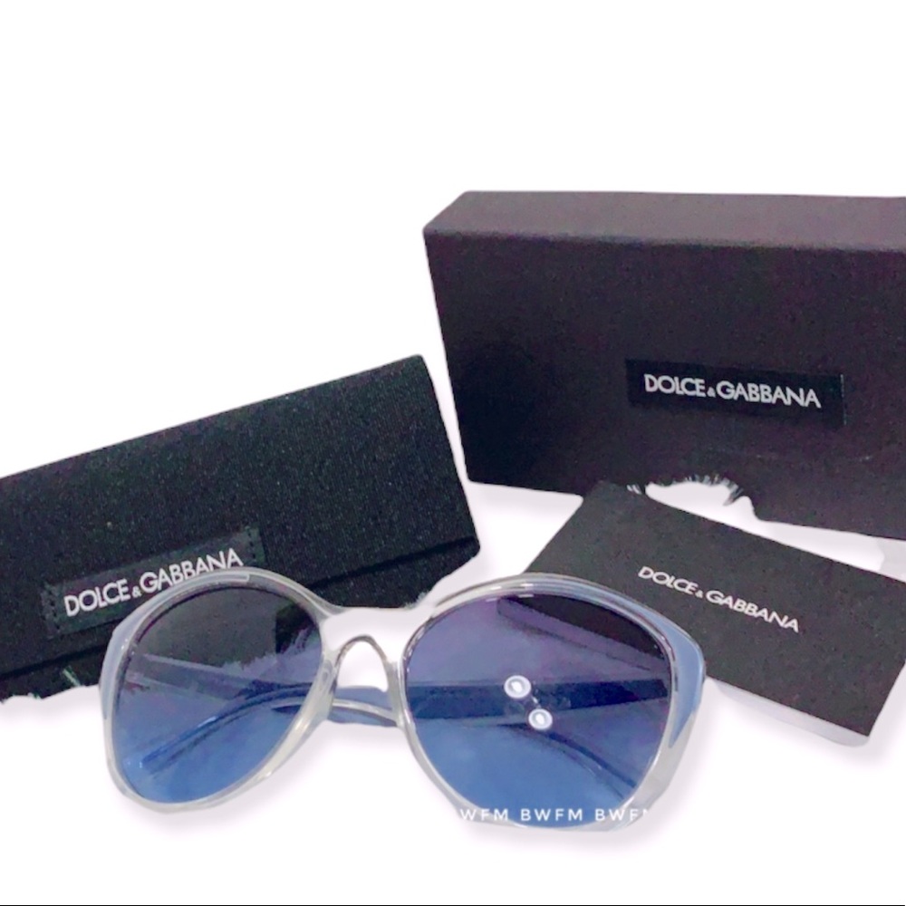 DOLCE & GABBANA Clear Cat Eye Sunglasses DG 6075
